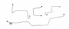 FBL609S 1966 Full-Size Ford Front Brake Line Set [Stainless Steel] - image 1