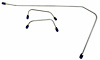 FBL613 1966-1967 Bronco Front Brake Line Set - image 1