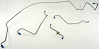 FBL708S 1967 Chevrolet Chevelle Front Brake Line Set [Stainless Steel] - image 1