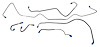 FBL715S 1968 Chevrolet Chevelle Front Brake Line Set [Stainless Steel] - image 1