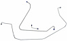 FBL902 1963-1964 Chevrolet Corvette Front Brake Line Set - image 1