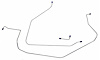 FBL904 Early 1965 Chevrolet Corvette Front Brake Line Set - image 1
