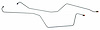 FCL601 1963-65 Falcon Transmission Oil Cooler Lines - image 1