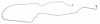FLB604S 1962 Falcon Long Brake Line [Stainless Steel] - image 1