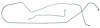FLG600S 1967 Falcon Long Gas Lines (Pump-To-Tank) [Stainless Steel] - image 1