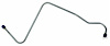 GLK218S 1967 Chevrolet Camaro Gas Lines (Pump-To-Carb), Stainless Steel - image 1