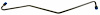 GLK419S 1965 Chevrolet Full-Size Gas Lines (Pump-To-Carb), Stainless Steel - image 1