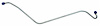 GLK426S 1960-63 Chevrolet Truck Gas Lines (Pump-To-Carb), Stainless Steel - image 1