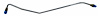 GLK901S 1956-1958 Chevrolet Corvette Gas Lines (Pump-To-Carb), Stainless Steel - image 1