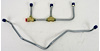 GLK911S 1967 Chevrolet Corvette Gas Lines (Pump-To-Carb), Stainless Steel