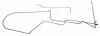 GLL611 1969 Full-Size Ford Fuel Tank To Pump Line, 5/16 in. - image 1