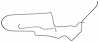 GLL612 1970-1971 Ford Fairlane & Torino Fuel Tank To Pump Line, 3/8 in. - image 1