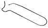 GLL903 1958-1961 Chevrolet Corvette Long Gas Lines (Pump-To-Tank) - image 1
