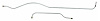 HBL007S 1951-1952 Chevrolet Full-Size Rear End Housing Brake Line [Stainless Steel] - image 1