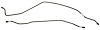 HBL204 1970-1974 Chevrolet Camaro Rear End Housing Brake Line - image 1