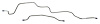 HBL211S 1975-81 Camaro Z28 Rear End Housing Brake Line [Stainless Steel] - image 1