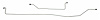 HBL400 1958 Chevrolet Full-Size Rear End Housing Brake Line - image 1
