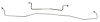 HBL401 1959-1964 Chevrolet Full-Size Rear End Housing Brake Line - image 1