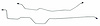 HBL402 1965-1969 Chevrolet Full-Size Rear End Housing Brake Line - image 1