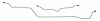 HBL409 1964-66 Chevrolet C10 Pickup Truck Rear End Housing Brake Line - image 1