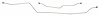 HBL410 1967-70 Chevrolet Truck Rear End Housing Brake Line - image 1