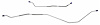 HBL611 1969 Ford Torino Rear End Housing Brake Line - image 1