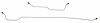 HBL613 1967 Ford Fairlane Rear End Housing Brake Line - image 1