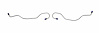 HBL909 1968 Chevrolet Corvette Rear End Housing Brake Line - image 1