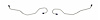 HBL918 1975 & 1976-1982 Chevrolet Corvette Rear End Housing Brake Line - image 1