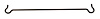 HVC001 1961-1962 Chevrolet Full-Size Heater Valve Control Wire - image 1