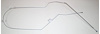 LBL002S 1956-1957 Chevrolet Full-Size Brake Lines (Front To Rear) [Stainless Steel] - image 1