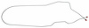 LBL003 1955 Chevrolet Full-Size Brake Lines (Front To Rear) - image 1