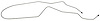 LBL006S 1955 Chevrolet Full-Size Brake Lines (Front To Rear) [Stainless Steel] - image 1