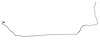 LBL2000S 1972 Buick LeSabre Brake Lines (Front To Rear) [Stainless Steel] - image 1