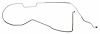 LBL2001S 1971 Buick GS 455 Brake Lines (Front To Rear) [Stainless Steel] - image 1