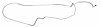 LBL225S 1967 Chevrolet Camaro Brake Lines (Front To Rear) [Stainless Steel] - image 1