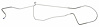 LBL226S 1967 Chevrolet Camaro Brake Lines (Front To Rear) [Stainless Steel] - image 1