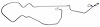 LBL228 1969 Chevrolet Camaro Brake Lines (Front To Rear) - image 1