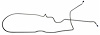 LBL231 1978 Camaro Z28 Brake Lines (Front To Rear) - image 1