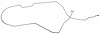 LBL314S 1965 Pontiac Long Brake Line [Stainless Steel] - image 1