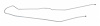 LBL401S 1961-1964 Chevrolet Full-Size Brake Lines (Front To Rear) [Stainless Steel] - image 1