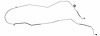 LBL403S 1967-1968 Chevrolet Full-Size Brake Lines (Front To Rear) [Stainless Steel] - image 1