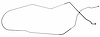 LBL405S 1966 Chevrolet Full-Size Brake Lines (Front To Rear) [Stainless Steel] - image 1