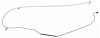 LBL611 1968-1971 Ford Bronco Front To Rear Brake Line - image 1