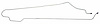 LBL613 1969 Full-Size Ford Front To Rear Brake Line - image 1