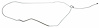 LBL701 1964-1965 Chevrolet Chevelle Brake Lines (Front To Rear) - image 1
