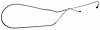 LBL911S 1969 Chevrolet Corvette Front to Rear Brake Line [Stainless Steel] - image 1