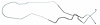 LVR702S 1971-1972 Chevrolet Chevelle Fuel Tank Vapor Return Line, Stainless Steel - image 1