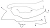 MBLK01S 1964-1965 Ford Mustang Complete Brake Line Set [Stainless Steel] - image 1