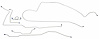 MBLK02S 1966 Ford Mustang Complete Brake Line Set [Stainless Steel] - image 1